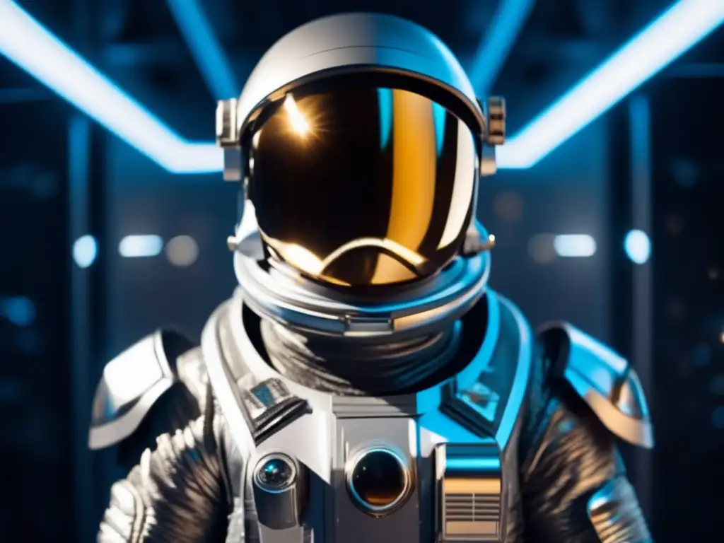 Traje espacial de aleaciones de asteroides en el espacio