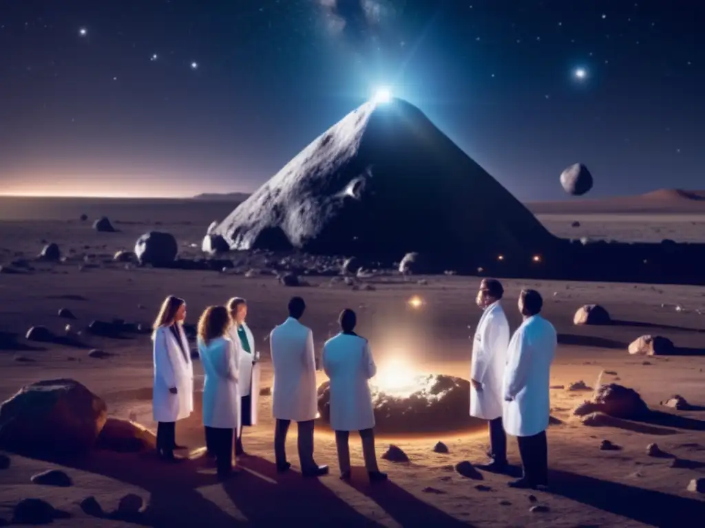 Tratamiento de enfermedades raras con asteroides misteriosos y científicos asombrados