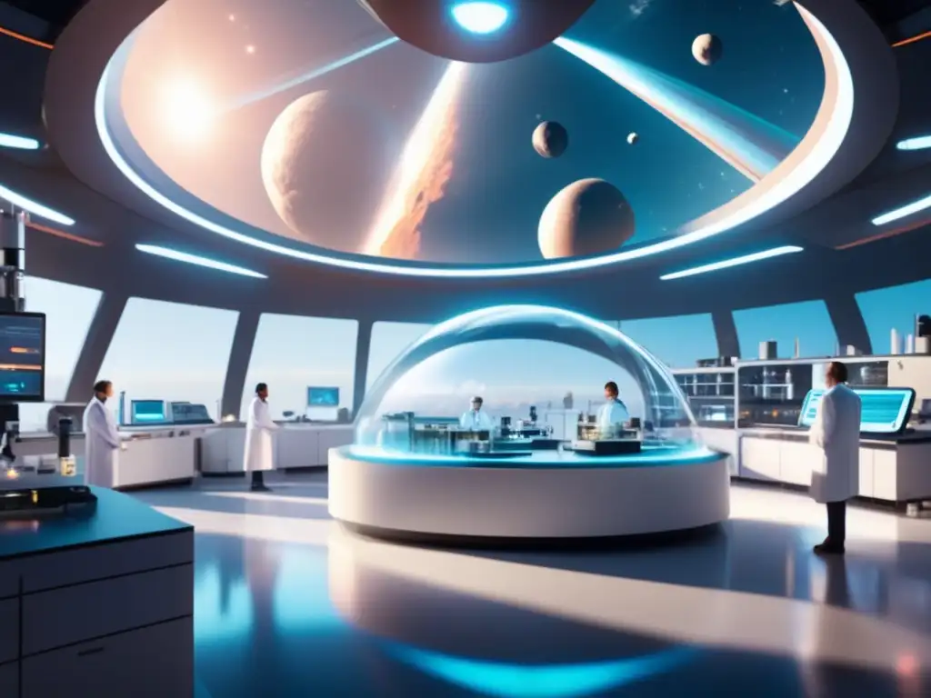 Tratamiento enfermedades raras: científicos estudian asteroide en laboratorio futurista con tecnología avanzada