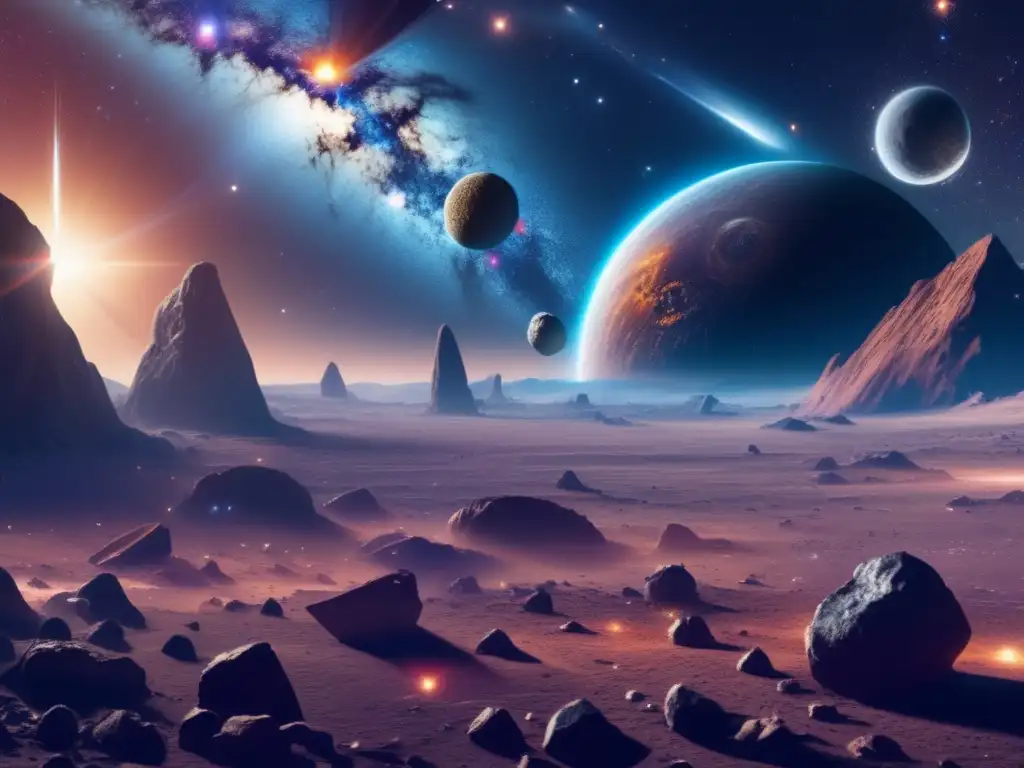 Conexión Troyanos eventos extinción masiva en impactante imagen cósmica