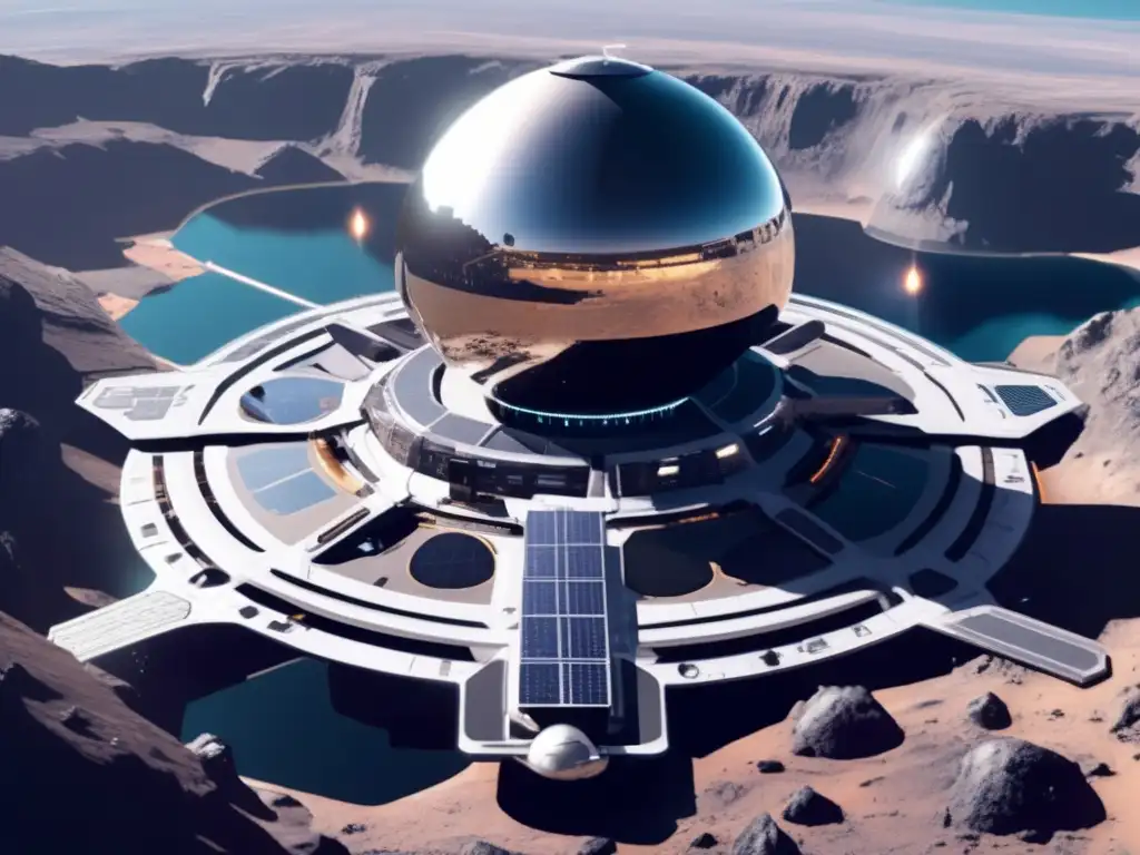 Estación espacial futurista en asteroide Ultradescripción de estación espacial futurista en asteroide: colonización humana de asteroides, planes a largo plazo