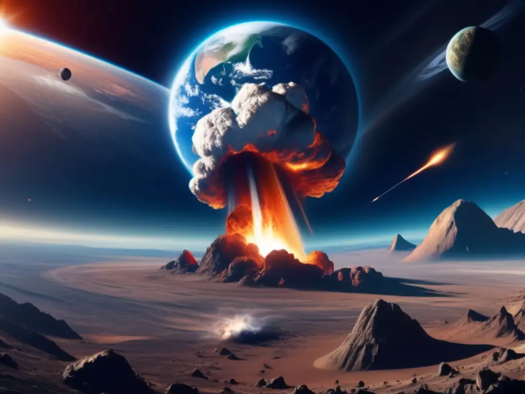 Vista panorámica de la Tierra desde el espacio